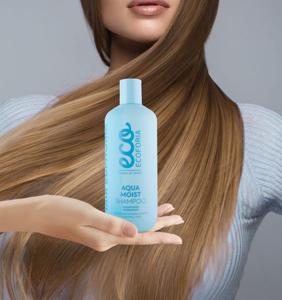 ECOFORIA Hair Euphoria Шампунь для волосся Зволожуючий Aqua Moist 400мл 4745010333019 фото