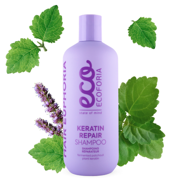 ECOFORIA Hair Euphoria Шампунь для волосся Кератинове відновлення 400мл 4745010333071 фото