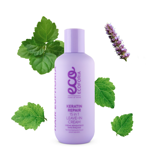 ECOFORIA Hair Euphoria Незмивний крем Кератинове відновлення 15 в 1 200мл 4745010333101 фото