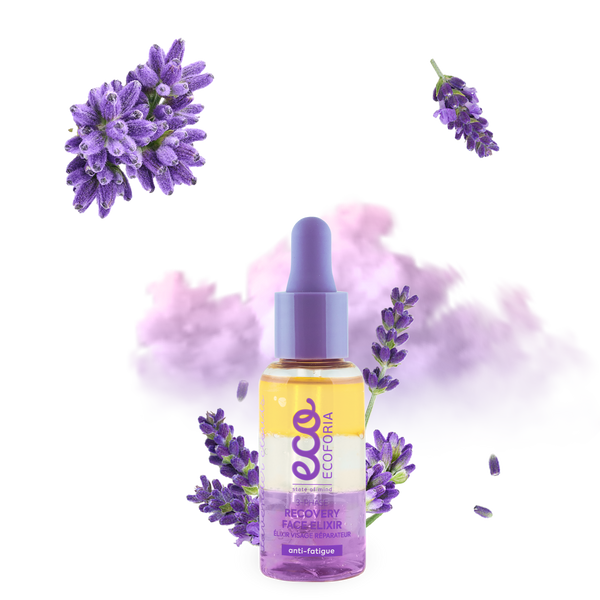 ECOFORIA Lavender Clouds Відновлюючий еліксир для обличчя Трифазний 30мл 4745010333347 фото