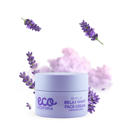 ECOFORIA Lavender Clouds Нічний крем для обличчя Ламелярний релакс 50мл 4745010333361 фото
