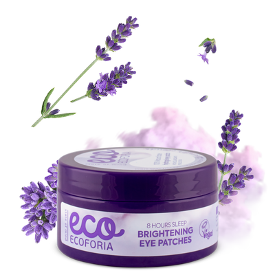 ECOFORIA Lavender Clouds Патчі для очей Освітлюючі на 8 годин сну 60шт 4745010333392 фото
