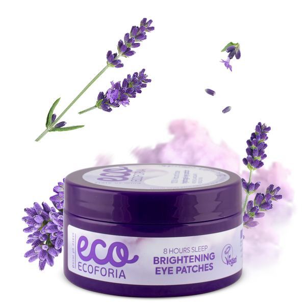 ECOFORIA Lavender Clouds Патчі для очей Освітлюючі на 8 годин сну 60шт 4745010333392 фото